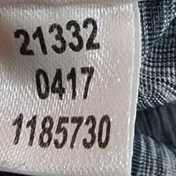 FootJoy Golf Polo Shirt Men M Grey and Pink Striped Stonecreek Logo - Picture 8 of 8